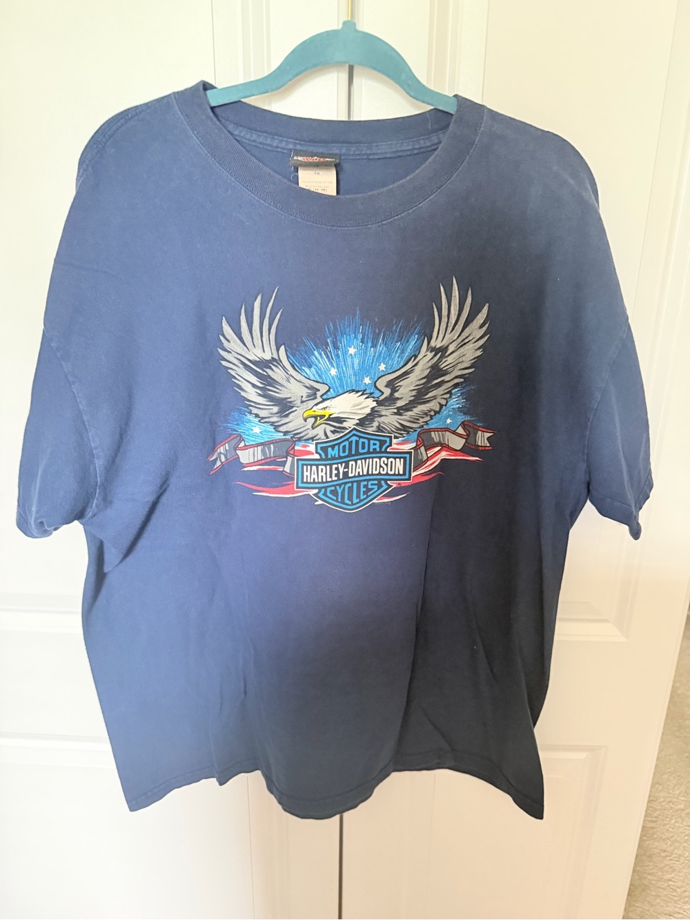 Harley-Davidson Boys Navy Eagle & Shield Graphic Tee
